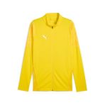 PUMA Teamcup Football Erkek Ceket,Faster Yellow-Puma Silver-Yell M