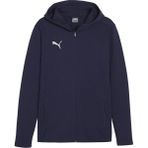 Puma Teamfinal Casuals Hooded Erkek Futbol Ceketi 65852806 Lacivert - 2XL