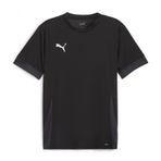 PUMA Teamgoal Matchday Jersey, üniseks yetişkin futbol forması, PUMA Black-Puma beyaz-düz, koyu gri,