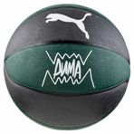 PUMA teamJAWS Basketbol Topu, Pepper Green-Puma Black, 7