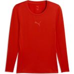 Puma TEAMLIGA26 Baselayer Erkek Uzun Kollu Dar Kesim Tişört - XL - Puma Red