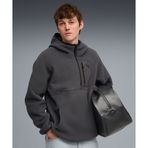 Puma Tech Half Zip Hoodie Erkek Gri Sweatshirt - 688224-44