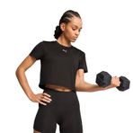 Puma Train All Day Essentials Baby Crop Siyah Kadın T-Shirt