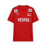 Puma Türkiye Voleybol Milli Takım Erkek Forma - 3XL - Kırmızı