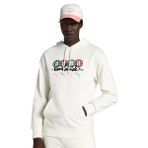 PUMA Üniseks Swxp Worldwide Hoodie Tr Sweatshirt, Sıcak beyaz, L