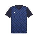 PUMA Üniseks Teamglory forma futbol forması, Puma Navy-PUMA White, XL