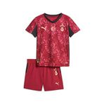 PUMA Unisex Çocuk GSK Third Minikit w/oS w/oS Eşofman Takımı Team Regal Red PumaTeam Gold 4-5 Yaş