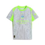 PUMA Unisex Çocuk MCFC 3rd Replica Jr Forma Cool Weather-Pro Green 15-16 YAŞ