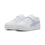 PUMA Unisex Çocuk Puma Caven 2.0 AC+ PS Spor Ayakkabı White-Haute Tropic-Gold Moon 30