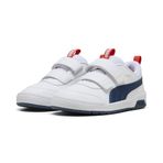 PUMA Unisex Çocuk Puma Multiflex 2 SL V PS Spor Ayakkabı PUMA White-Persian Blue 33