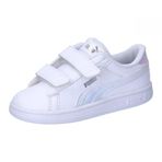 PUMA Unisex Çocuk Puma Smash 3.0 Holo 2.0 VInf Spor Ayakkabı PUMA White-Mauve Mist 21 EU