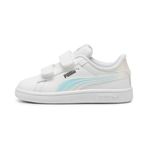 PUMA Unisex Çocuk Puma Smash 3.0 Holo 2.0 VInf Spor Ayakkabı PUMA White-Mauve Mist 23
