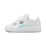 PUMA Unisex Çocuk Puma Smash 3.0 Holo 2.0 VInf Spor Ayakkabı PUMA White-Mauve Mist 27 EU