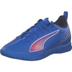 PUMA Unisex Çocuk Ultra 6 Play It Jr Futbol Ayakkabısı, Ultra Mavi PUMA Beyaz Parlayan Kırmızı, 4 UK