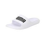 PUMA Unisex Divecat V2 Lite Slide sandalet, Puma Beyaz Puma Siyah, 43 EU