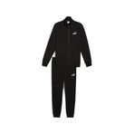 PUMA Unisex ESS Sweat Suit TR örgü takım elbise, PUMA Black, S