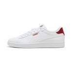PUMA Unisex Yetişkin Puma Smash 3.0 L Spor Ayakkabı, PUMA White-Intense Red, 42 EU