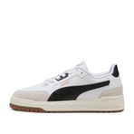 PUMA Unisex Yetişkin Shuffle Downtown OG Spor Ayakkabı PUMA White-Black-Vapor Gray 37.5