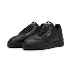 PUMA Unisex Yetişkin Shuffle Downtown Spor Ayakkabı PUMA Black-PUMA Black-Gold 37.5