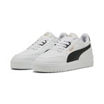 PUMA Unisex Yetişkin Shuffle Downtown Spor Ayakkabı PUMA White-PUMA Black-Gold 39