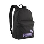 PUMA Unisex Yetişkin Sırt Çantası, PUMA Black-Lavender Alert, X