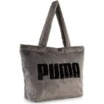 Puma Up Faux Fur Shopper Gri Kadın Omuz Çantası