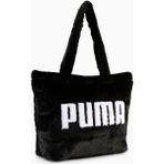Puma Up Faux Fur Shopper Siyah Kadın Omuz Çantası