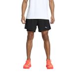 PUMA Velocity 2'si 1 arada erkek koşu şortu, Siyah, XXL