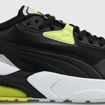 Puma VIS2K Black Black Lime Sheen Erkek Spor Ayakkabı
