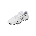 Puma Vitoria FG/AG Beyaz Siyah Erkek Futbol Ayakkabısı