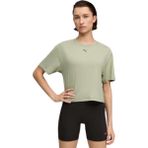 Puma W Cloudspun Oversized Tee Kadın Yeşil Koşu Tişört