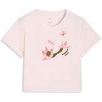 PUMA W P League Relaxed Tee Kadın T-shirt, Jasmine Flower, XS