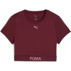 Puma W Strong Tee - Short Kadın Yetişkin T-Shirt - L - Bordo