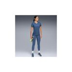 Puma W TAD ESSENTIAL VNECK Tee Kadın Mavi Antrenman T-Shirt