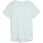 Puma W TAD Essentials Crew Tee Mavi Kadın Kısa Kol T-Shirt - XS