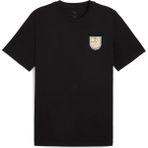Puma Wardrobe Ess Graphic Tee Erkek Tişört - Siyah - L