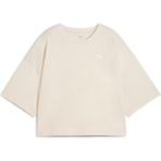 Puma WARDROBE ESS Oversized Short Tee Kadın T-shirt - Bej