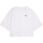 Puma Wardrobe Ess Oversized Short Tee Kadın T-Shirt - L - Beyaz