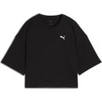 Puma WARDROBE ESS Oversized Short Tee Kadın T-shirt - Siyah
