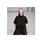 Puma Wardrobe Essentials Relaxed Kadın Siyah T-shirt