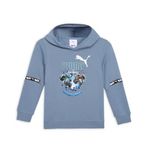 Puma X Hot Wheels Baskılı Erkek Çocuk Mavi Sweatshirt, 5-6 Yaş, 632396, Cool Blue, erkek-çocuk