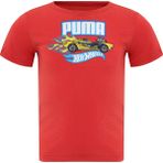 Puma X HOT WHEELS Graphic Kırmızı Erkek Çocuk Kısa Kol T-Shirt - 3 Yaş