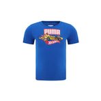 Puma X Hot Wheels Graphic Mavi Kısa Kollu Erkek Çocuk T-shirt
