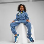 Puma x Playmobil T7 Çocuk Ceketi Erkek Kullanıcılar İçin Geri Dönüştürülmüş Pamukla Üretildi - 1 - 2 Yaş - Mavi