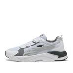 Puma X-Ray 3 Lt Erkek Spor Ayakkabı, Beyaz/Gri, 40.5 Numara