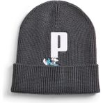 Puma X The Smurfs Beanie Unisex Bere - Standart - Gri