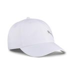 PUMA Yetişkin Poly Cotton beyzbol şapkası, Beyaz, M
