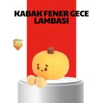 Pumpkin Led Night Light Dokunmatik Şarjlı Silikon Gece Lambası Mir15778260