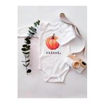 Pumpkin Uzun Kol Organik Baskı Bebek Body 2755-LMN, 12 Ay