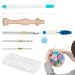 Punch iğne nakış kiti, yumruk iğne aracı | Needle Punch Thread Siş,Paskalya Üretim Projeleri İçin Dahil İşlem Takımı Saklama Kutusu Yetişkinler ve Çocuklar